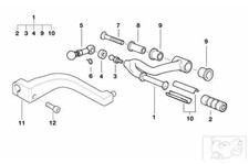 BMW Motorrad Schaltarm - 23007654400