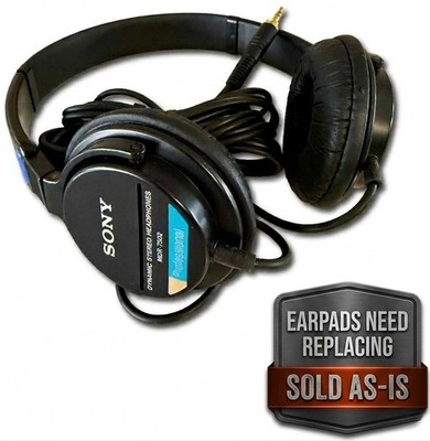 (Need Earpad Replacement) Sony MDR-7502 Professional Stereo Wired Headphone