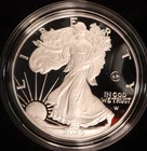 2025 W American Eagle Silver Proof 1 oz Coin Laser Engraved OGP COA No Reserve!