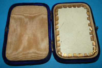 ANCIEN BOITE ECRIN ETUI à CIGARETTE MOL ARGENT OLD CIGARETTE CASE BOX