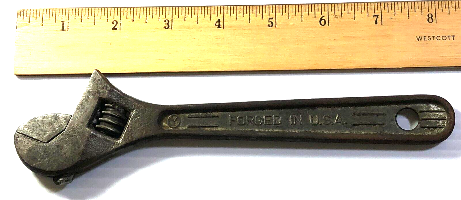 Vintage Craftsman Adjustable Wrench Circle Y 8 " Made in USA eBay