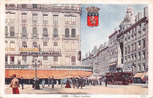CPA LYON - Rue de la Barre et Hotel des Telegraphes (427090
