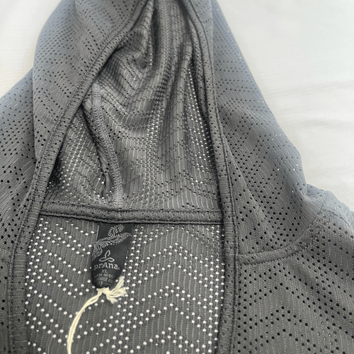 NWT Prana Coal Angie Mesh Hoodie Size Medium New - Picture 3 of 10