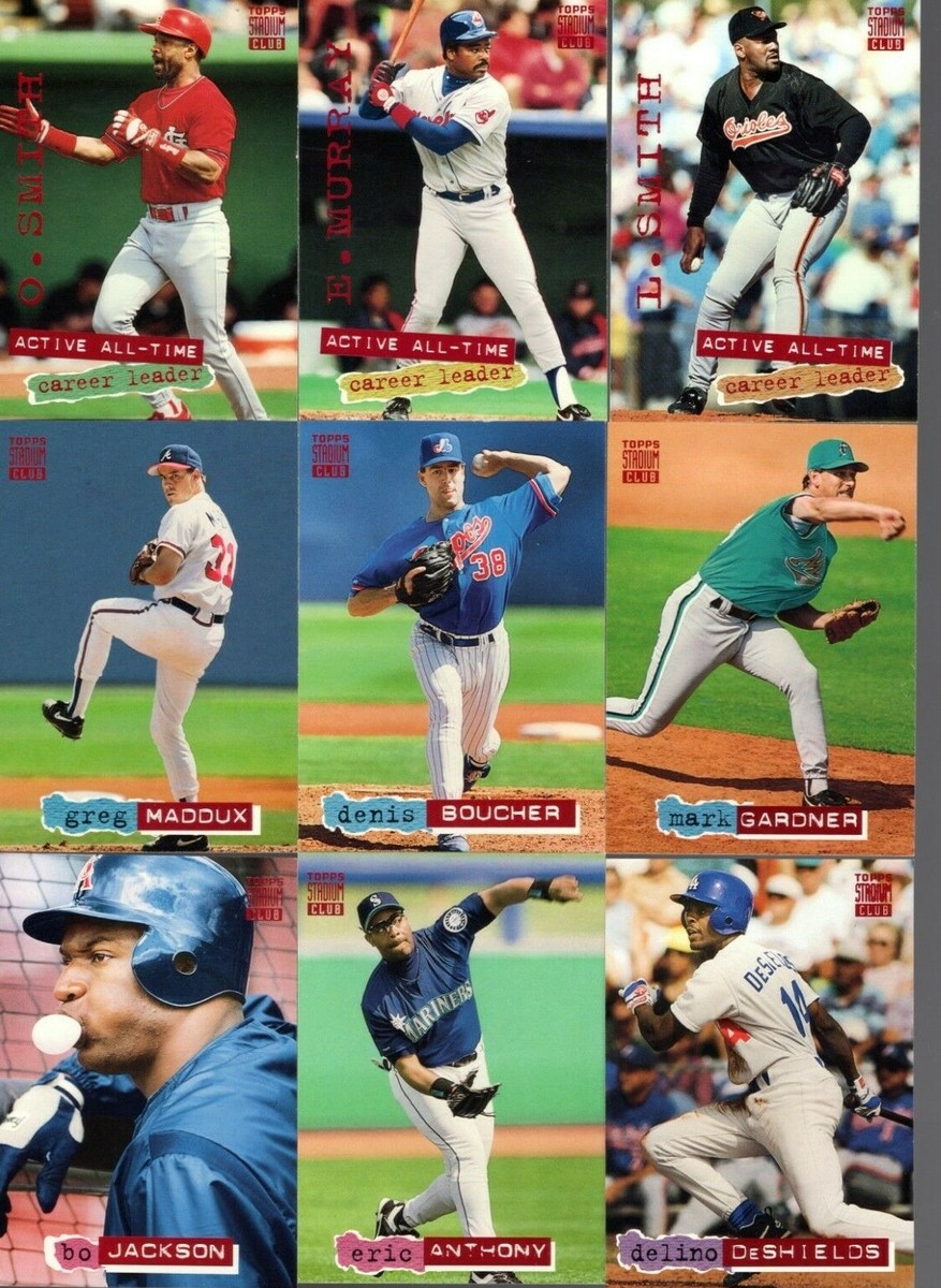 1994 TOPPS STADIUM CLUB BASEBALL COMPLETE SET 1-720 + FINEST +