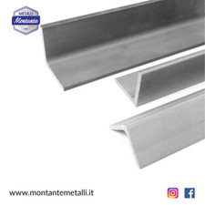 Barra Profilo Angolare in Acciaio Inox 304 Da 20 mm a 60 mm in Diverse Varianti