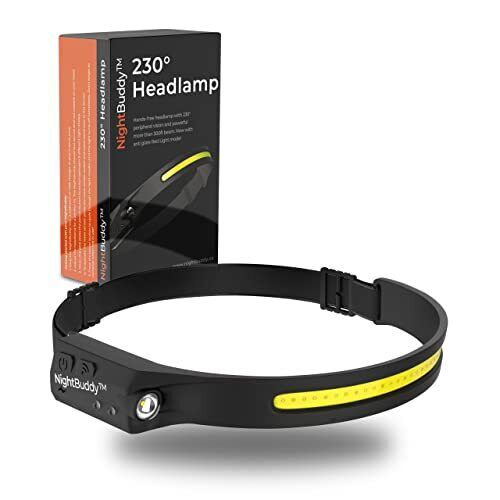 Night Buddy World's Genuine #1 Selling LED Rechargeable Headlamp Perfect Vision - Picture 1 of 19