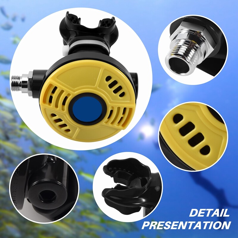 Regolatore Subacqueo ARREST 2nd Stage - Per Immersioni | Ottimo Octopus | Nero