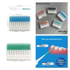 Dental Care Toothbrush Kit Orthodontic Teeth Floss Oral Cleaning Tools