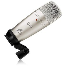 Behringer C-3 Studio Condenser Microphones, Gold