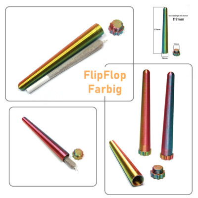 Joint Hülle Cones Rolls Tube spritzwasserdicht konisch Zigarettenhülle Flip/Flop