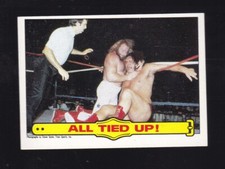 1985 Topps Titan Sport WWF Wrestling Big John Studd Andre the Giant #27 All Tied