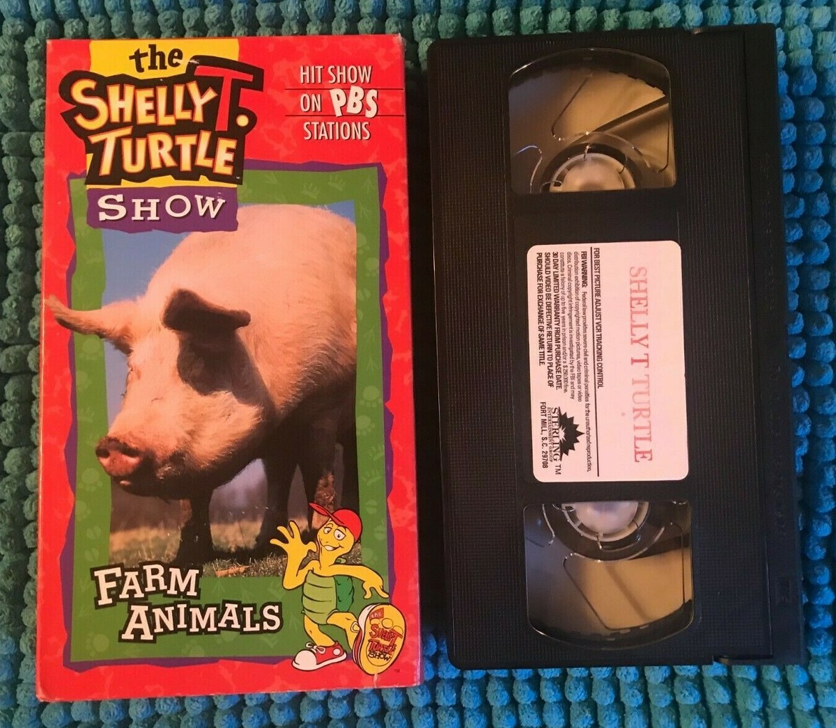 The Shelly T. Turtle Show Farm Animals VHS 1998 PBS Slipsleeve 1 