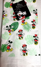 DISNEY MICKEY MINNIE MOUSE KITCHEN TOWELS 2 PALMS LEAVES 16 X 26 COTTON NIP