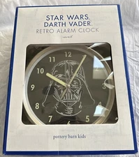 Pottery Barn Kids Star Wars Darth Vader Retro Alarm Clock NEW