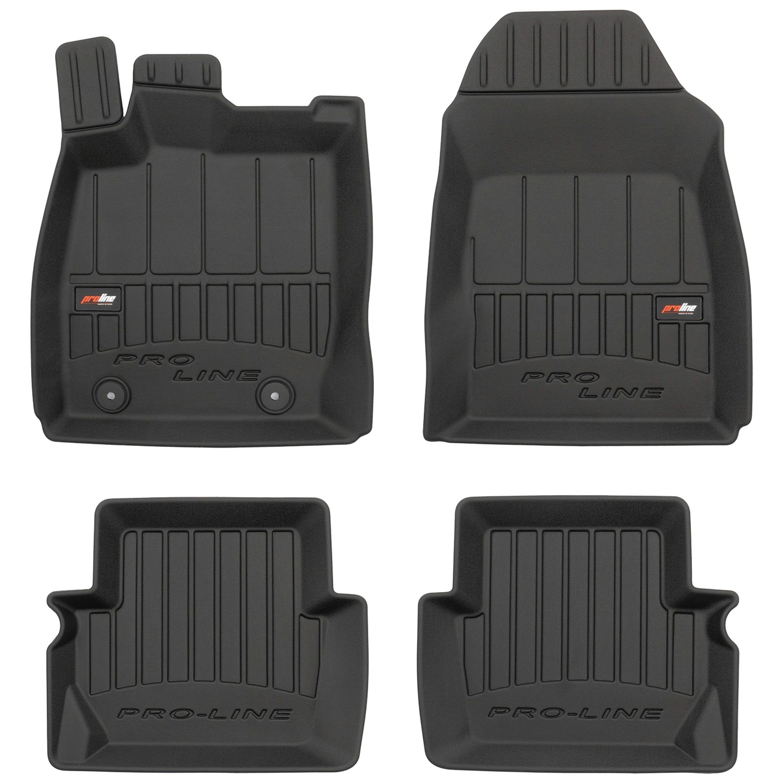 Tapis de sol TPE Frogum Pro-Line Ford Fiesta VI habitacle voiture ensemble 4 pièces