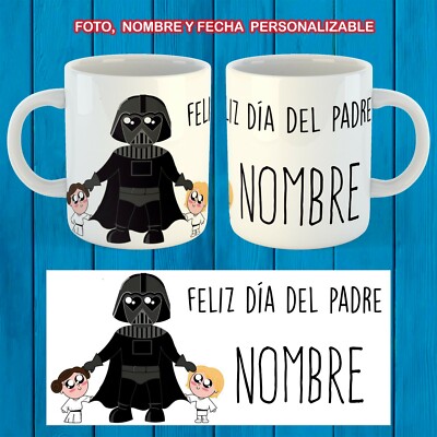 TAZA PERSONALIZADA PAPA DAR VEIDER FELIZ DIA PERSONALIZADO DIA DEL PADRE