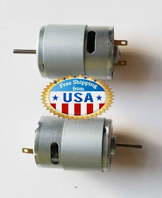 2 X RS-385PH DC Motor- (12 - 24)V DC, 13,500 RPM High Torque