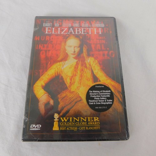 Elizabeth DVD 1999 Polygram Video Cate Blanchett Geoffrey Rush Joseph ...