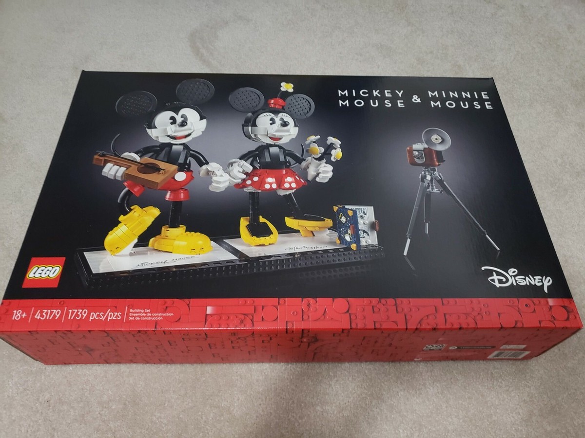 LEGO 43179 Disney Mickey Mouse Minnie Mouse Buildable Characters New  Sealed