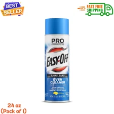 Easy-Off Fume Free Oven Cleaner Spray, Lemon, Removes Grease, 24 Oz (Pack of 1).