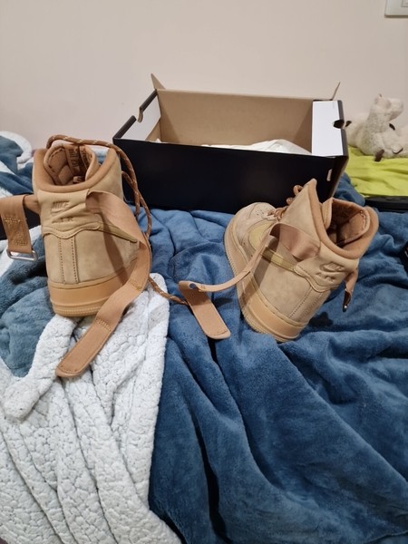 zapatillas nike hombre Air Force 1 High Flax Wheat