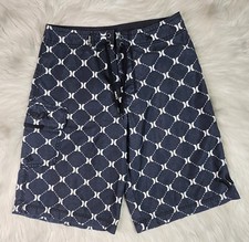 Hurley Board Shorts Youth Boys 14/14 Black Swim Trunks Surf Beachwear
