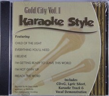 Gold City Volume 1 Christian Karaoke Style NEW CD G Daywind 6 Songs