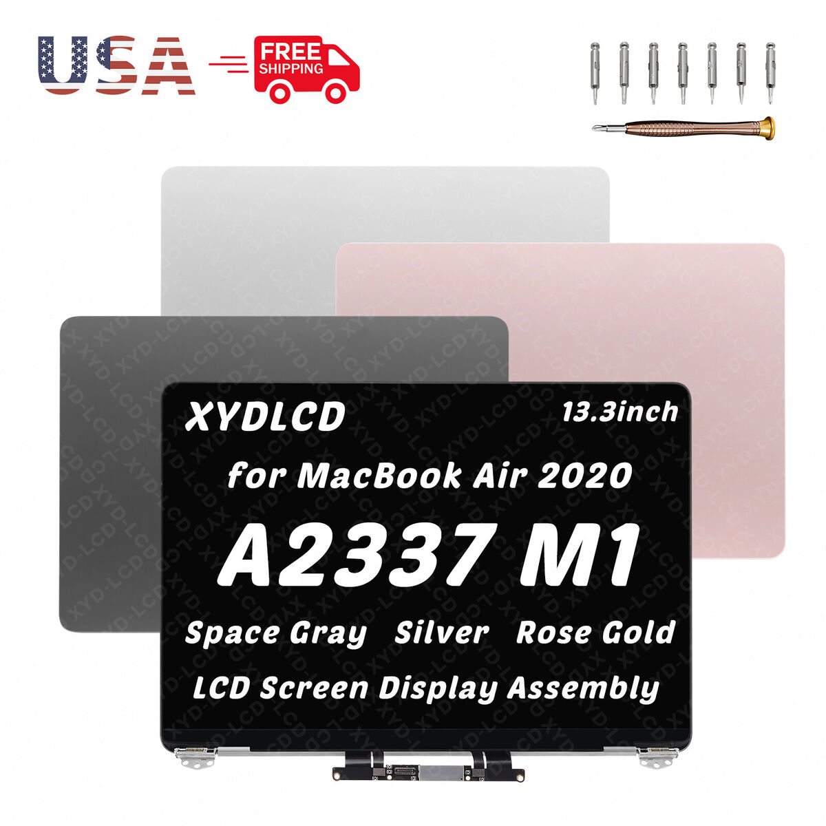 for MacBook Air A2337 M1 LCD Screen Display Assembly MGND3LL for MacBook Air A2337 M1 LCD Screen Display Assembly MGND3LL