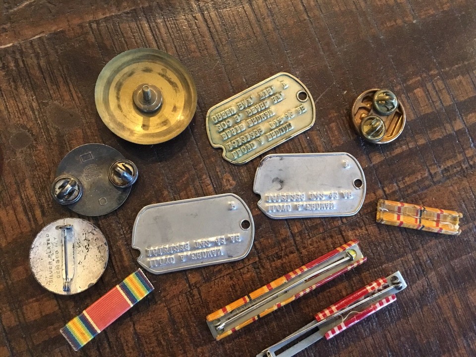 ORIGINAL WWII USAAF ATC LOT VETERAN GREEN BAY WIS DOG TAGS ETC | eBay