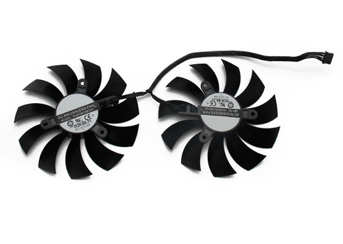 Pair Fans Cooling Fan For EVGA GeForce GTX 1080 1070 1070Ti ACX3 PLD10015B12H - Picture 10 of 12
