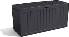 Keter Xl Large Storage Shed Garden Outdoor Box Lockable Waterproof Outside Shed