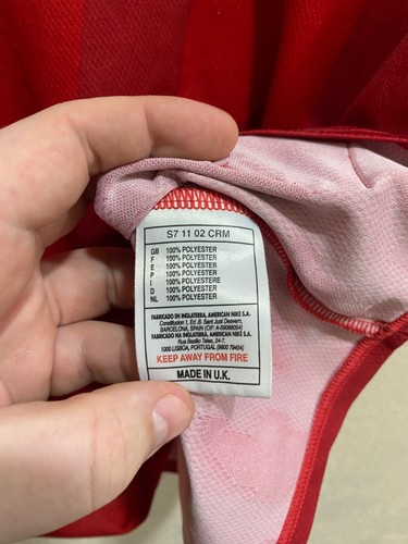 Vintage Nike lightning Arsenal style retro football shirt jersey template XL - Picture 11 of 12