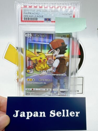 PSA 10 GEM MINT JAPANESE POKEMON 2019 PIKACHU 054/049 SM11b DREAM LEAGUE PSA10