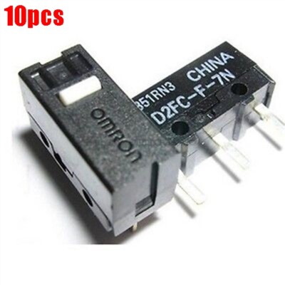 10Pcs For Mouse Omron D2FC-F-7N Micro Switch 10M Ic New ub