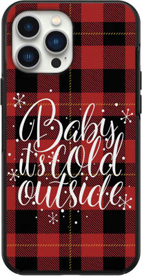 Baby its Cold Outside Red Buffalo Plaid Christmas print Phone Case for iPhone 7