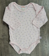 Baby Girl Vintage Gymboree 3-6 Month Yr-2001 Pink Purple Flower Bodysuit