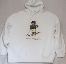 Polo Ralph Lauren Ski Bear Fleece Hoodie Pullover XLT XL Tall NWT