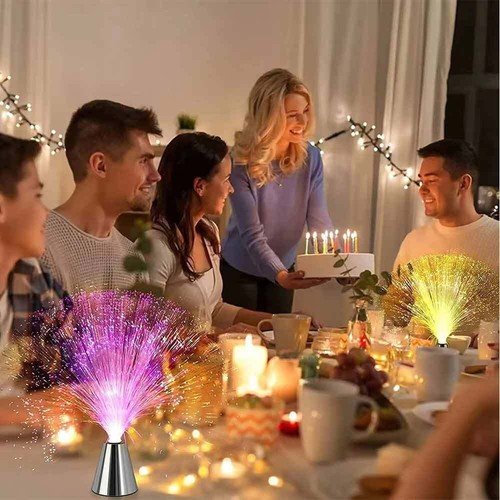 Autism Calming Visual Sensory LED Light Fibre Optic Colour Changing Lamp UK - Picture 8 of 13