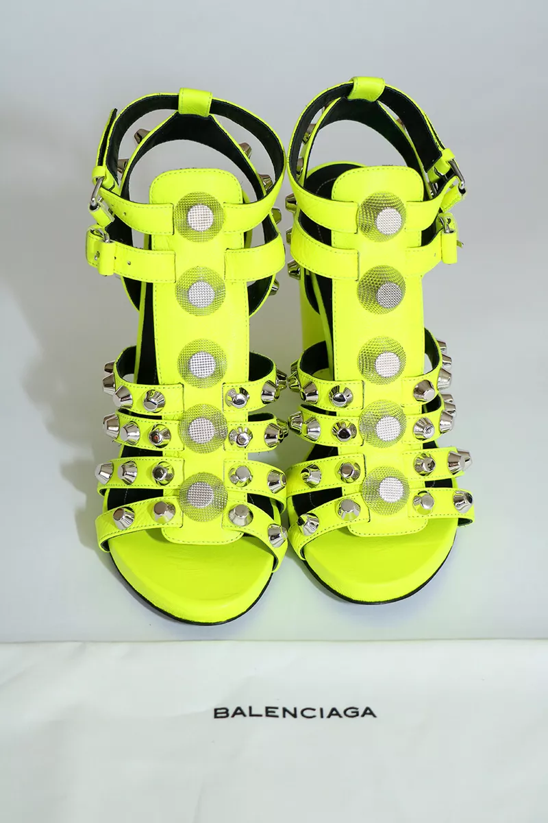 Balenciaga shop green sandals