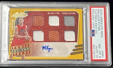 2021 Malachi Flynn Absolute Mem Tools Of The Trade 6 Patch /199 PSA 8 AUTO 10 GM