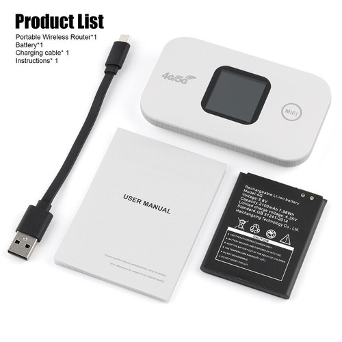 NOWY 4G / 5G LTE Przenośny mobilny bezprzewodowy router Wi-Fi Hotspot WiFi Modem Karta SIM - Zdjęcie 10 z 14