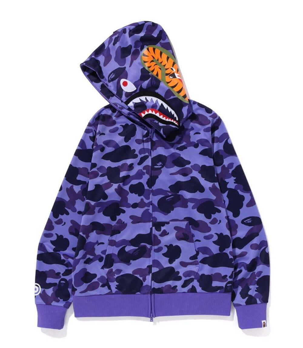 A Bathing Ape 1st Camo Shark Backpack in Purple for Men