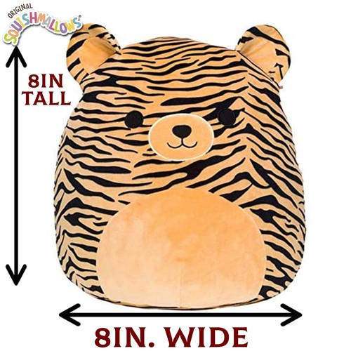 Squishmallow Peluche Bambola, Tina la Tigre Squishmallow Peluche Morbido Bambola 8" - Foto 2 di 2