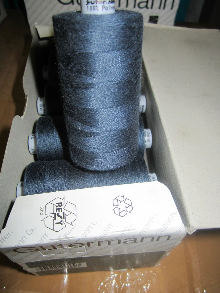 (0,007€ /1 m) 1 Rolle 800 m Nähgarn Stärke: 80 Blau Gütermann (güt 2)