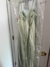 Birdy Grey Bridesmaid Dress Lydia , Matte Satin Pale Pistachio