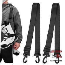 2 Pack Ski Boot Carrier Straps, Adjustable Shoulder Sling, Skates Carry Black