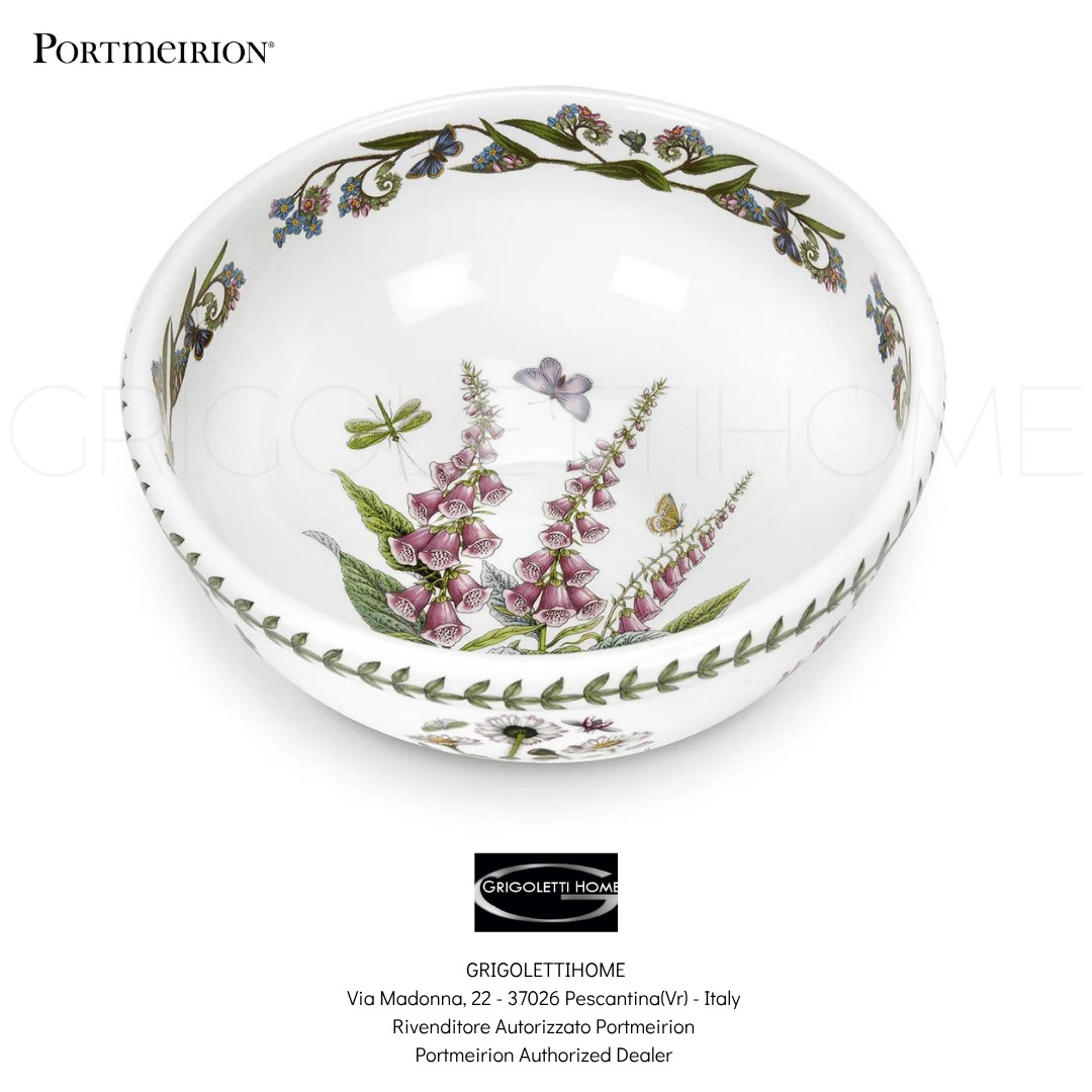 Portmeirion Botanic Garden Salad Bowl 26 cm, Porcelain, Round