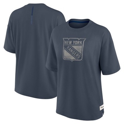 Women's Fanatics Blue New York Rangers Oversized Elements Raw Edge Future Ground