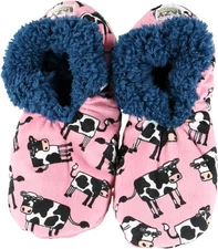 Fuzzy Fleece Slipper Socks for Women Non Slip Cozy Warm House Slippers