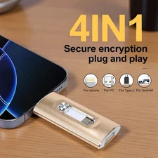 USB Flash Drive for iPhone iPad Android External Memory Photo Video Stick Backup
